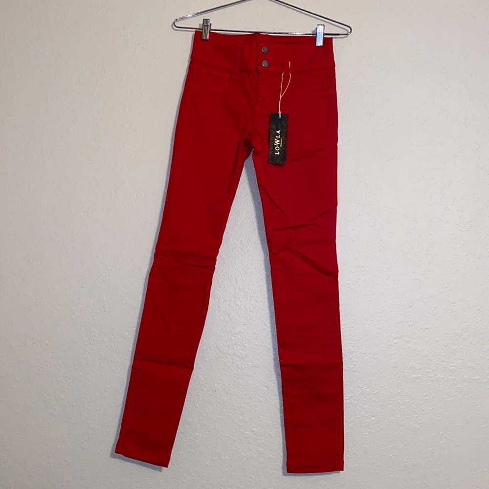 Sold ✨L•O•W•L•A   Authentic Colombian Shapewear•Red•Jeans✨